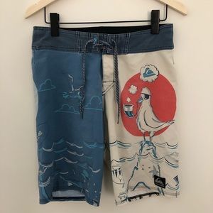 Quicksilver Cartoon Print Boardshorts